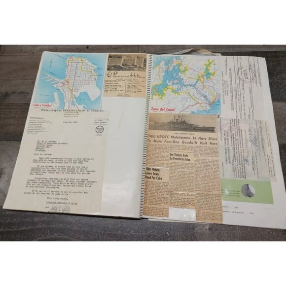 Vintage Ephemera Memorial Scrapbook LDS Latter Day Saints Mission Scrabook - Picture 8 of 9